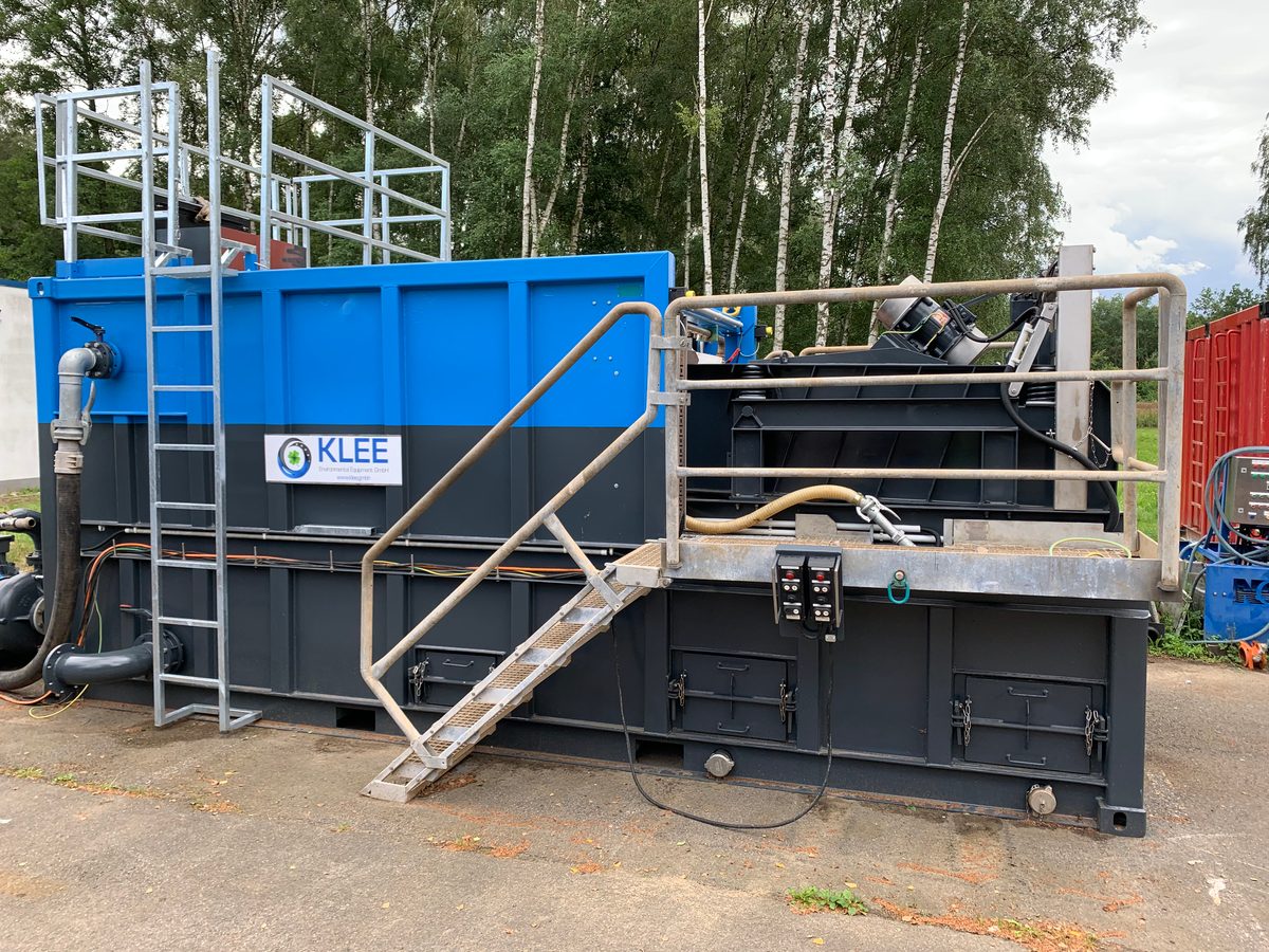 Magnetspanabtrennung im 20-Zoll-Container