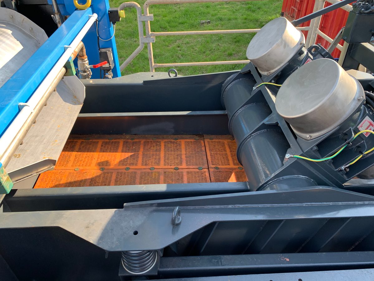 Waschshaker der Magnetspanabtrennungsanlage