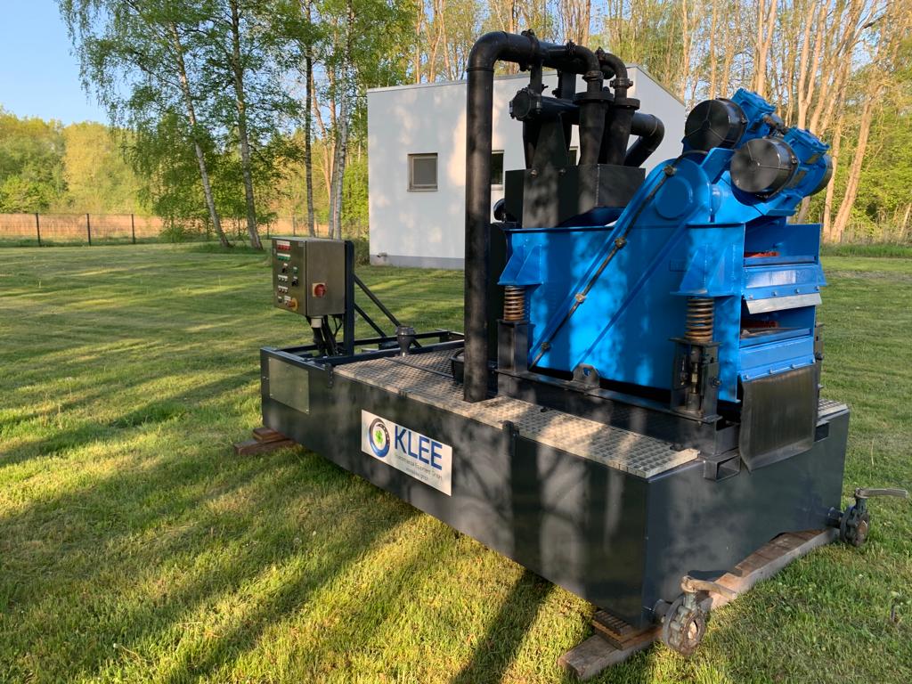 Recycling-Anlage der KLEE GmbH zur Aufbereitung von Bohrspülung