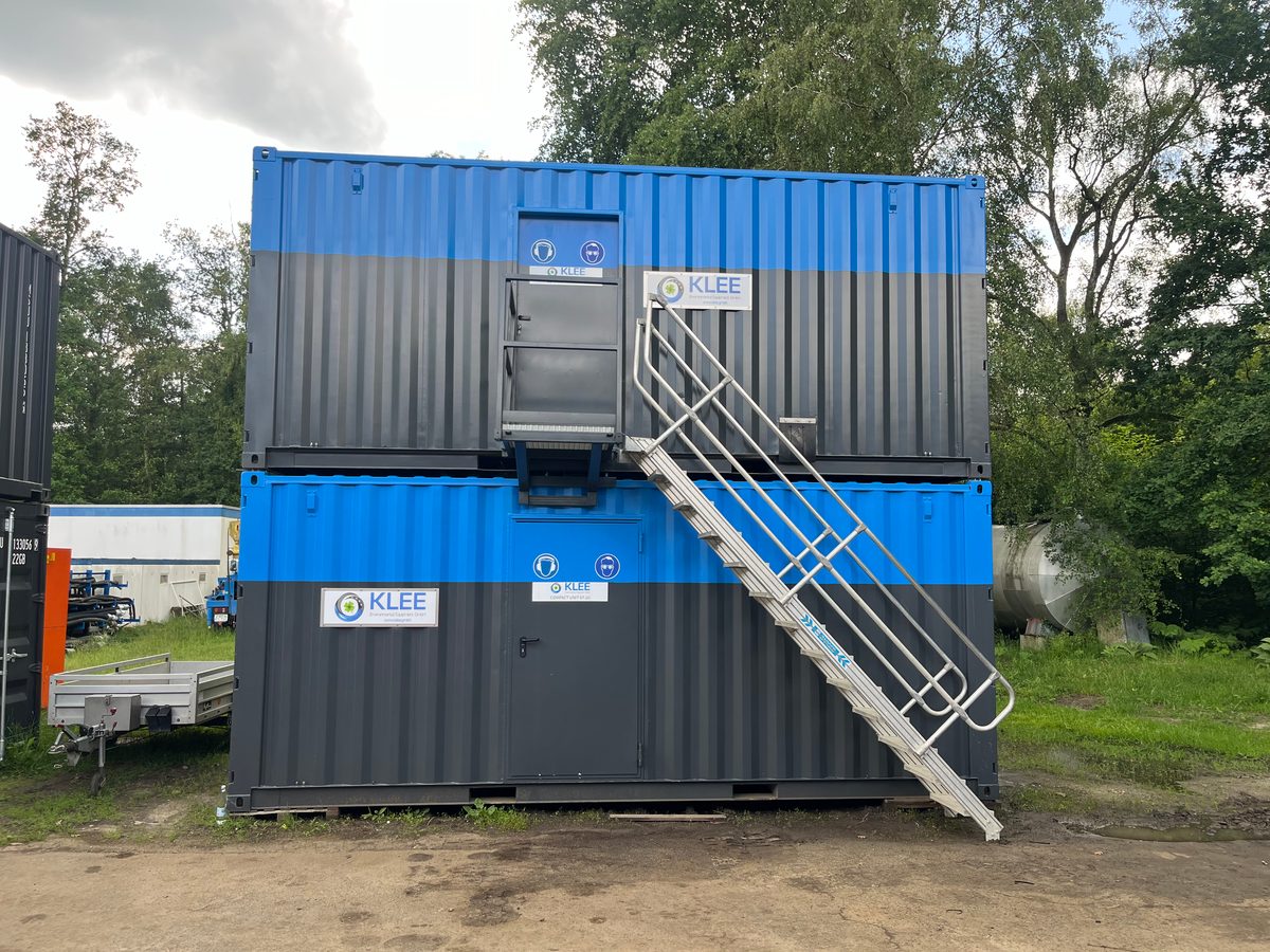 Vollhydraulische Zentrifuge im 10-Zoll-Container