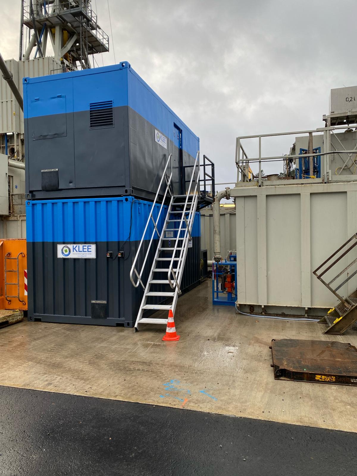 Zentrifugen-Duo-Anlage im 20-Zoll-Container